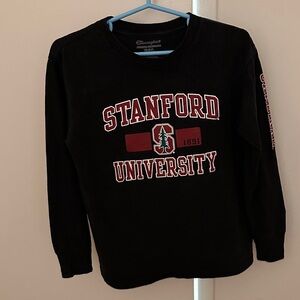 🌲 Stanford University Kids Black Long Sleeve cotton Shirt
